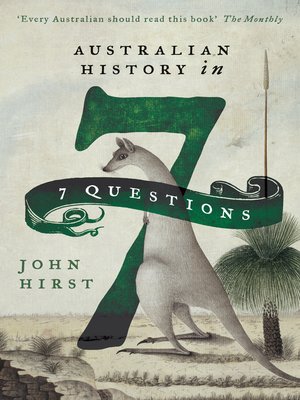 cover image of Australian History in 7 Questions